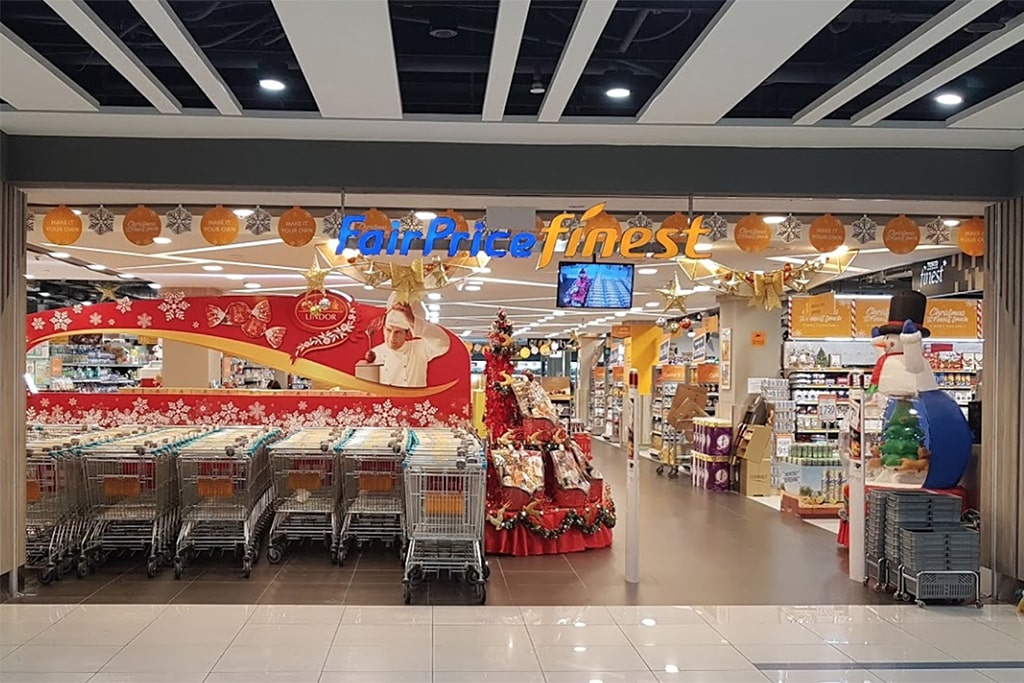 Photograph of Fairprice Finest @ Bukit TImah Plaza, Singapore. An A&A project by M&E consultants CCA & Partners Pte Ltd.